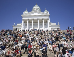 Cathedral stairs Lauri Rotko City of Helsinki/ Finland Tourism Board